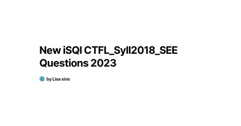 CTFL_Syll2018 Echte Fragen