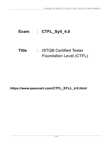 CTFL_Syll_4.0 Demotesten