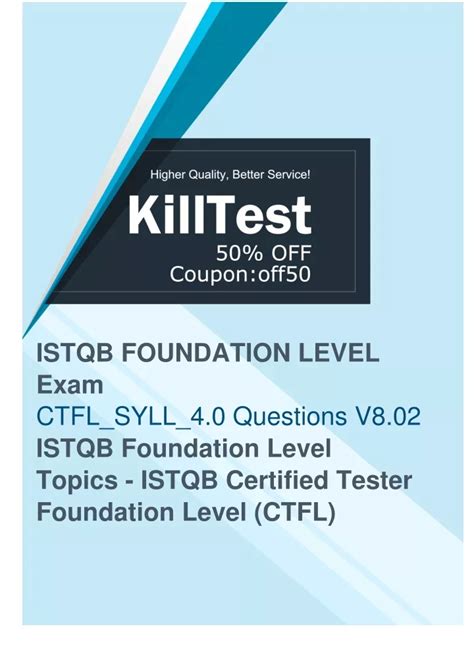 CTFL_Syll_4.0 Test Cram Review