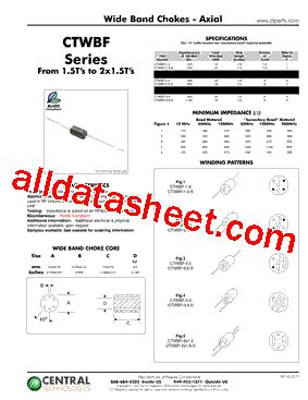 CTWBF-2.5-S Central Technologies Electronic Components ICs, …