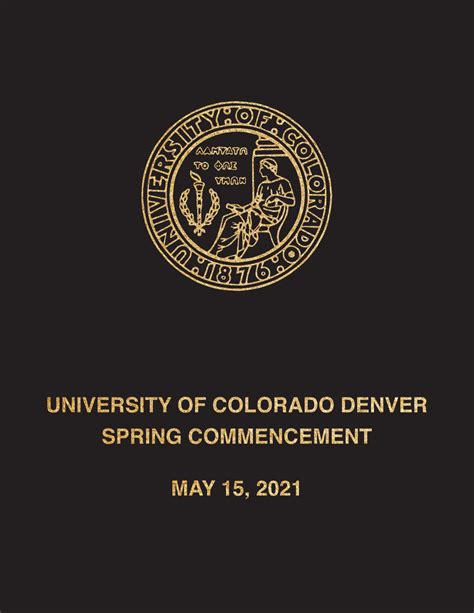 CU Denver Spring Commencement 2021 by CU Denver Issuu