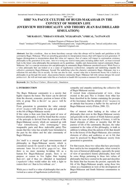 Culture of Siri' Na Pacce As Part of Legal Awareness of the Bugis ... - wintechmobiles.com