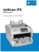 CUMMINS ALLISON JetScan iFX i100 Operating Instructions Manual