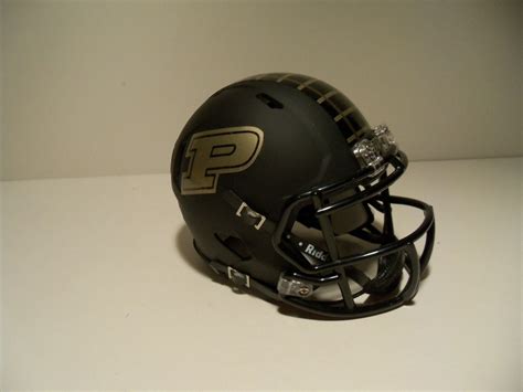 CUSTOM 2024 PURDUE BOILERMAKERS BLACK MATTE SPEED MINI HELMET …