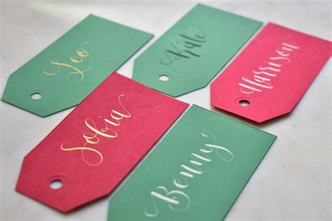 Custom Calligraphy Name Tags - Etsy - muktibox.com