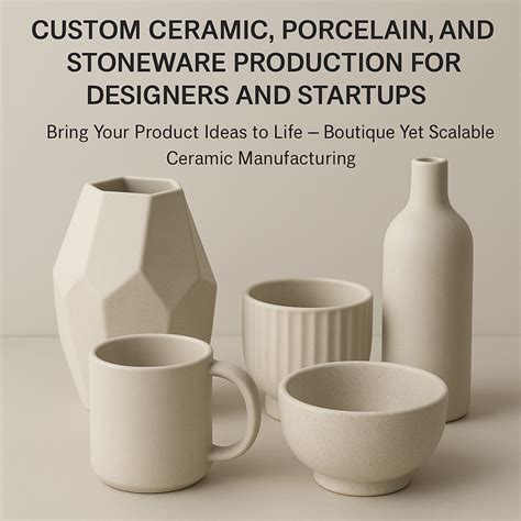 Custom Ceramic Production for Startups | 3D Modeling, … - muktibox.com