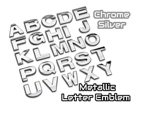 Custom Chrome Lettering for Cars - Etsy - muktibox.com