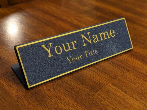 Custom Desk Name Plates | VistaPrint - muktibox.com