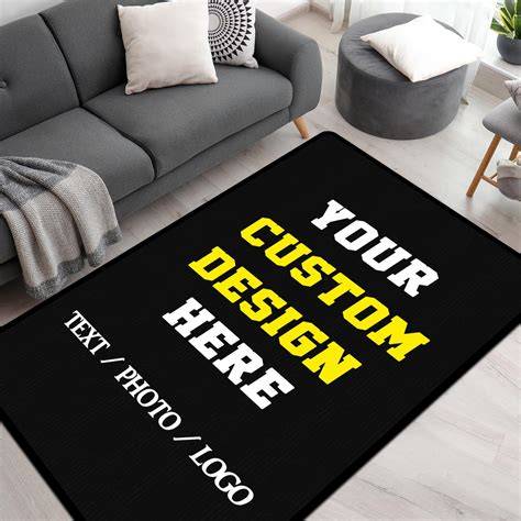 Custom Logo Rugs for Bedroom & Entrance - raincitystudios.com