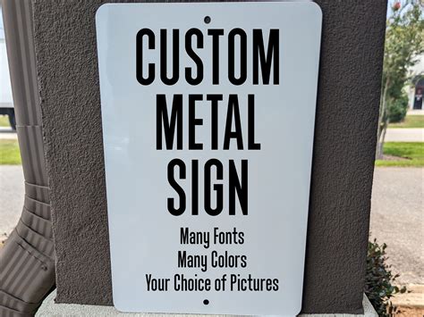Custom Metal Sign - Etsy - muktibox.com