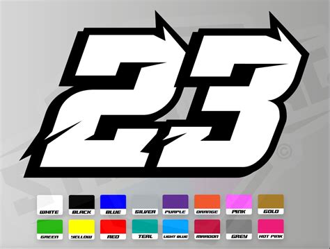 Custom Race Number Decals & Motorsport Graphics - muktibox.com