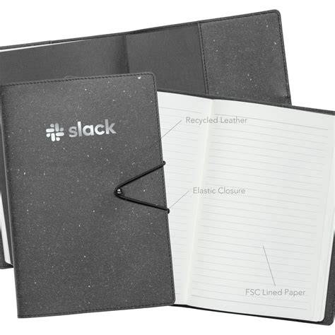 Custom Recycled Leather Journal with Logo - raincitystudios.com