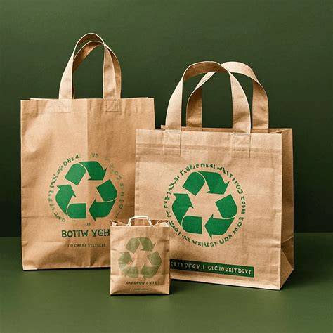 Custom Recycled Paper Shopping Bags Wholesale - raincitystudios.com