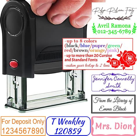 Custom Rubber Stamps | Self-Inking & Traditional Stamps | Stamprints - muktibox.com