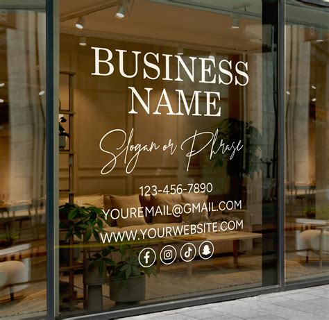 Custom Window Decals, Window Decals for Business - muktibox.com