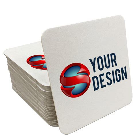 CUSTOMCOASTERSPAPER Custom Printed Paper Coasters