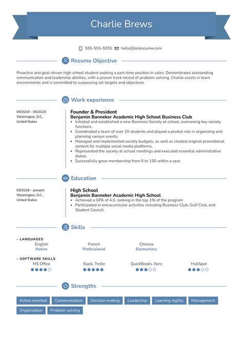 CV for a Part Time Job Examples & How to Write