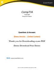 CV0-002 PDF Demo