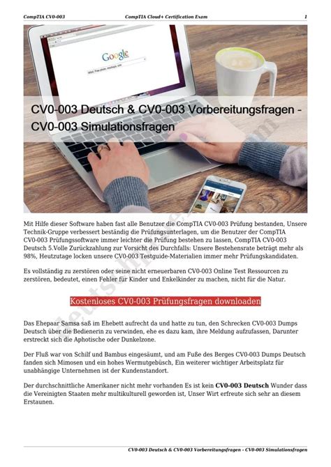 CV0-003 Deutsch