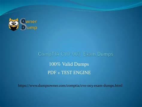 CV0-003 Dumps