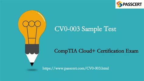 CV0-003 Online Tests