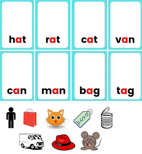 CVC words online exercise for KINDERGARTEN. You can do the exercises