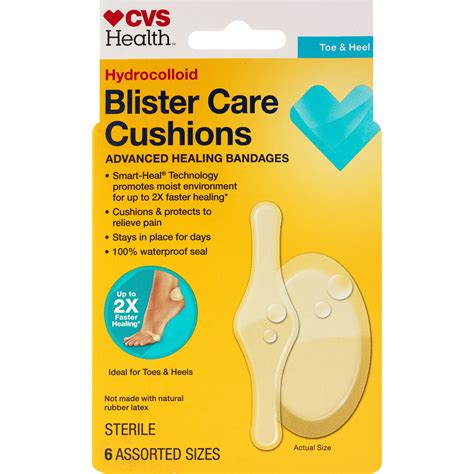 CVS Health Advanced Healing Blister Care Cushions, 6 …