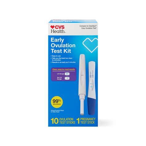 CVS Health Early Ovulation Test Kit, 11 CT Pick Up In Store TODAY at CVS