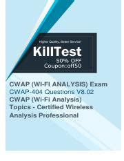 CWAP-404 PDF Testsoftware