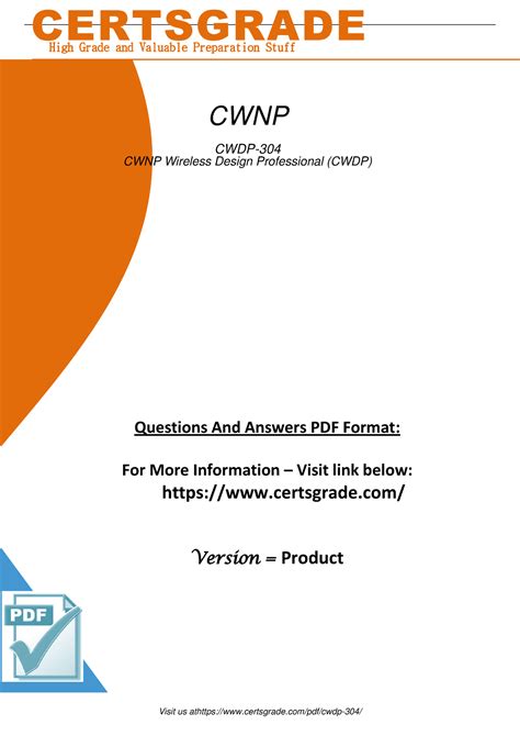 CWDP-304 Antworten