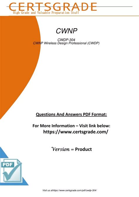CWDP-304 Echte Fragen