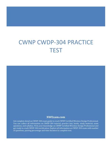 CWDP-304 Lerntipps