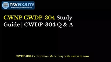 CWDP-304 Prüfungen