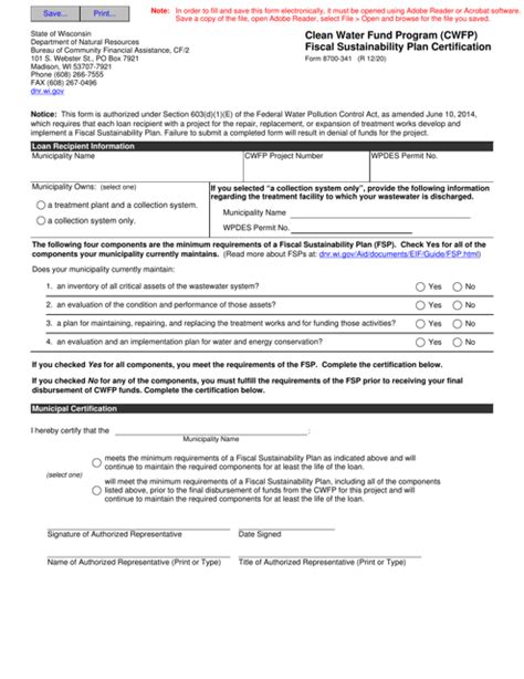 CWFP eligibility index Wisconsin DNR