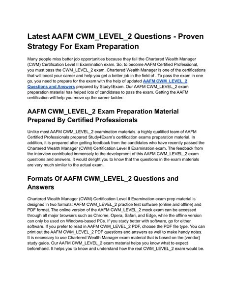 CWM_LEVEL_2 PDF