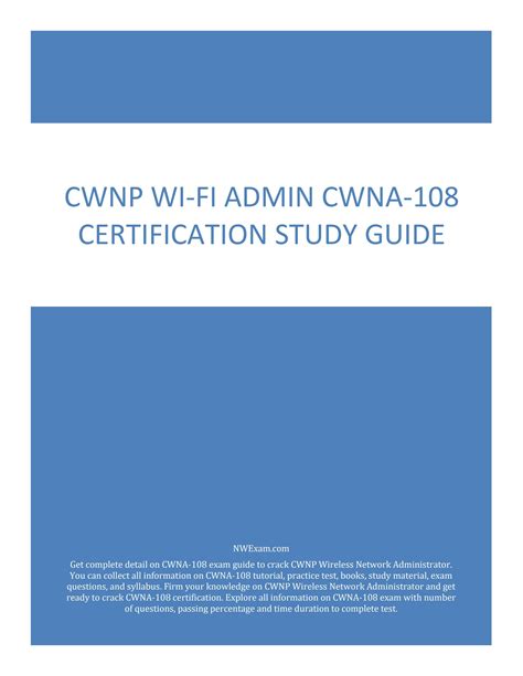CWNA-108 Online Test