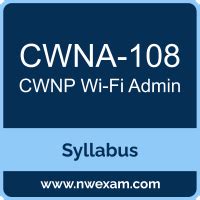 CWNA-108 Prüfungen