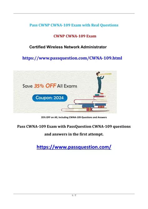 CWNA-109 Online Praxisprüfung