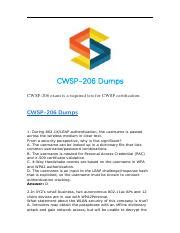 CWSP-206 Dumps Deutsch