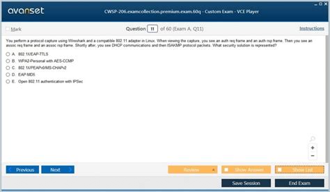 CWSP-206 Originale Fragen
