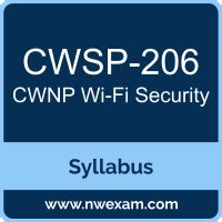 CWSP-206 Prüfungsinformationen