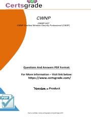 CWSP-207 Fragen&Antworten