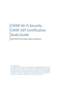 CWSP-207 PDF
