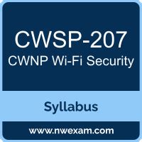 CWSP-207 Prüfungsinformationen