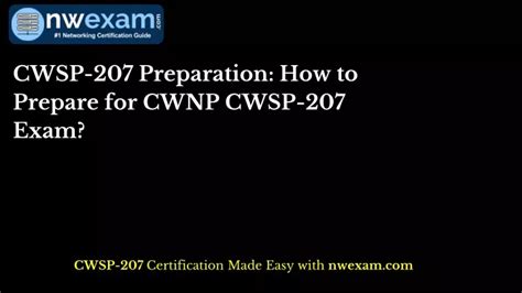 CWSP-207 Prüfungsinformationen