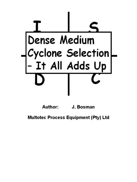 CYCLONIC SELECTION & INSTALLATION GUIDE - Metroll