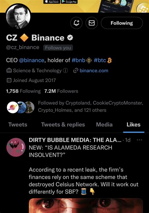 CZ's Prediction: A Month or Two