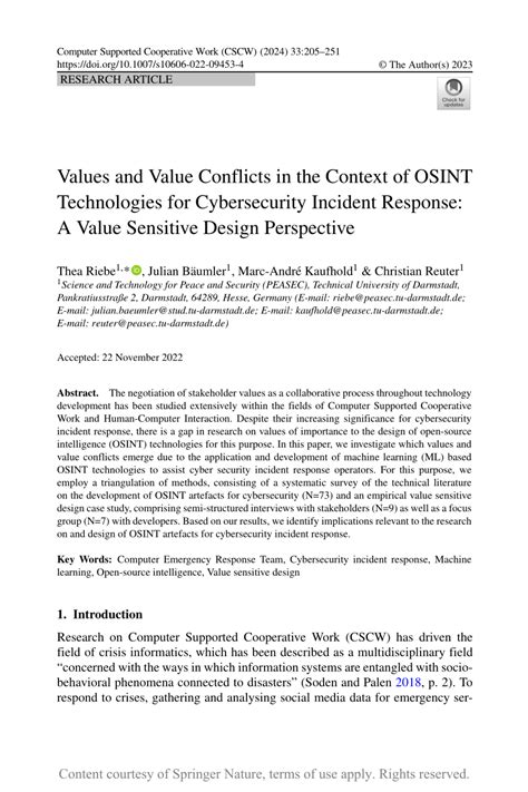 CZ's Response: Context and Perspective