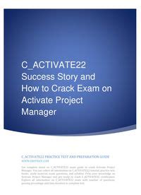C_ACTIVATE22 PDF Testsoftware