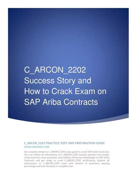 C_ARCON_2202 Buch